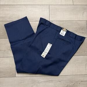 VTG Dickies 874 Original Fit Work Pants 44x30 Navy Canada Made ‘Dead Stock’ Y2K